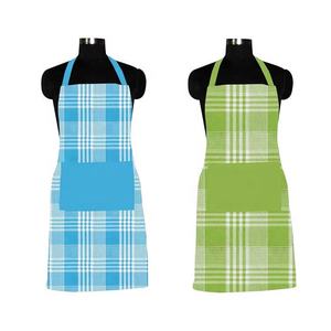 Nuevo diseño 100% algodón puro diseño personalizado delantal de cocina sin mangas con logotipo personalizado - Product Image 1