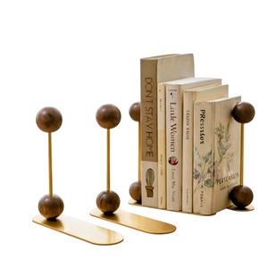 Traditional Design Wooden <b>Bookends</b> with Glass Work, Customizable Home Decor Items Supplier Custom Sizes & Colors Available - Product Image 5