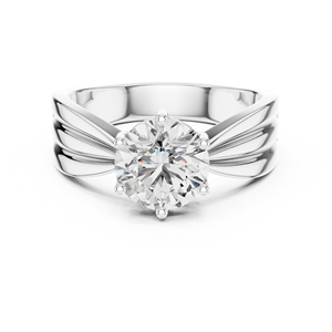 Factory Wholesale 925 Sterling Silver Moissanite <b>Diamond</b> <b>Ring</b> Custom Engagement Wedding Jewelry Manufacturer OEM Supplier - Product Image 1