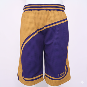 Pantalones cortos de baloncesto de malla con logo impreso personalizado en color sólido para hombre, transpirables, con cordón ajustable, estilo retro. - Product Image 4