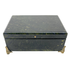 Boîte à bijoux en marbre, boîte de rangement, organisateur de collection, boîte artisanale en pierre pour femmes à un prix incroyable - Product Image 2