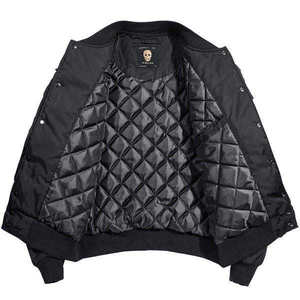 Men's Techwear Tactical Bomber <b>Jacket</b> Streetwear Cargo Windbreaker Urban Punk <b>Gothic</b> Patchwork Outerwear Utility Flight Coat - Product Image 3