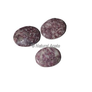 หินออนิกซ์สีน้ำเงินรูปไข่แบบคาโบชองแกะสลักจาก NaturalAgate.com กูร์การัต - Product Image 3