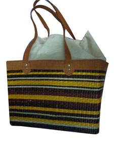 Bolso de mano de gran capacidad hecho a mano de algas marinas naturales, bolso de paja suave y ecológico para verano, compras en la playa, moda informal - Product Image 3