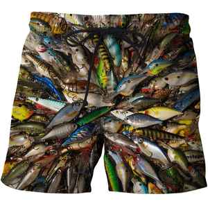 Nouveau short de bain pour homme, imprimé par sublimation intégrale, respirant, écologique, séchage rapide, taille mi-haute avec cordon de serrage - Product Image 1