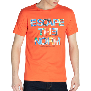 T-shirts à manches courtes pour hommes, écologiques et respirants, en tissu polyester/coton, coupe ample, avec logo personnalisé, vente en gros - Product Image 1