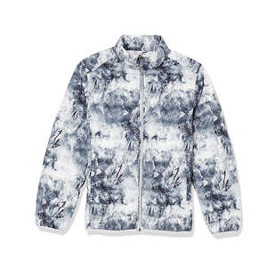 Veste matelassée légère personnalisée pour homme, imprimé marbré, tendance, chaude, rembourrée, manteau d'hiver, vente en gros, parka coupe-vent à bulles - Product Image 2