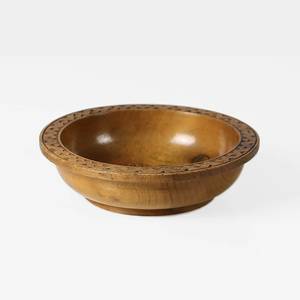 Tazón de madera hecho a mano con borde tallado, diseño tradicional chino para servir comida al precio más bajo por AALIYAN IMPEX - Product Image 4