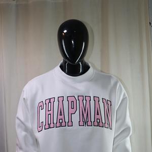 Sudadera CHAPMAN con cuello simulado, 450 GSM, bordado con nombre personalizado, corte holgado, 100% algodón, felpa francesa. - Product Image 4