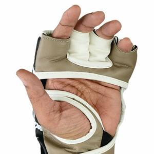 Guantes de Lucha MMA de Piel Sintética PU, de Alta Calidad, Impermeables, Transpirables, con Palma Abierta y Medio Dedo, en Oferta - Product Image 6