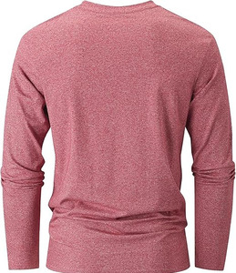 เสื้อยืดแขนยาวผ้าฝ้ายแท้ 100% คุณภาพสูง แบบเรียบ - Product Image 2