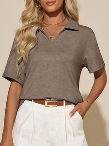 Nouveau design, vente en gros de polos pour femmes, polos à manches courtes pour femmes, polos pour femmes à prix avantageux - Product Image 5