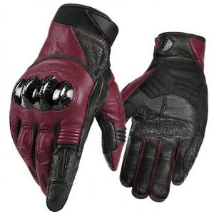 Guantes de Motocicleta de Cuero Summer Rider, Perforados y Transpirables, Compatibles con Pantallas Táctiles, Tendencia en EE. UU. y Europa - Product Image 2