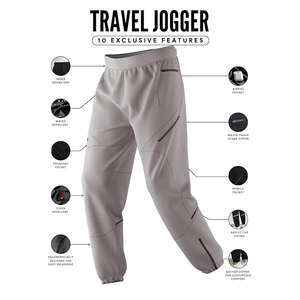 Pantalones Jogger Personalizados para Hombre, Fabricación OEM en Bangladesh, Algodón y Spandex, Corte Ajustado, Estilo Urbano - Product Image 3