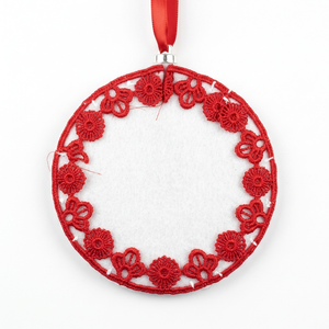 Dentelle Guipure Florale Rouge 15mm GPO en Gros, Emballage de 20 Mètres pour Vêtements d'Enfants, Accessoires Cheveux, Couture, Artisanat, Décoration, Personnalisable - Product Image 2