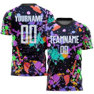 Uniforme de Fútbol Personalizado para Hombre, Manga Corta, Estilo Geométrico, Sublimado, Absorbente de Humedad, Corte Regular, Uniforme para Adultos, Fabricante OEM - Product Image 5