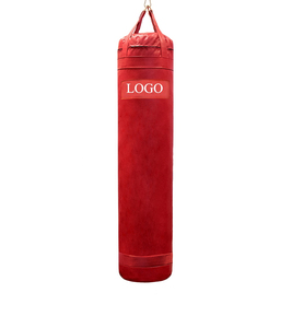 Saco de Boxeo Profesional Boerllon, Cubierta de Cuero, Relleno de Algodón, para Entrenamiento de Boxeo y Kickboxing, Ligero y Ecológico - Product Image 4