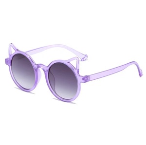 Hot Sales <b>Small</b> Retro Candy Children High Quality Sun Glasses Light <b>Weight</b> Gradient Comfortable Colored Cat Eye Sunglasses - Product Image 2