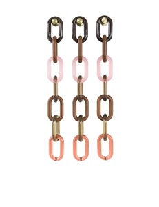 Arte Colgante de Pared con Eslabones de Cadena en Resina Acrílica Hecho a Mano para Decoración Moderna del Hogar, Sala de Estar y Decoración de Paredes Interiores - Product Image 1