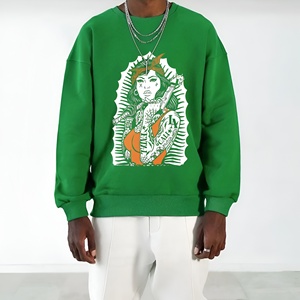 Sudadera Artística Emerald Rebel Muse, Estilo Urbano Moderno con Gráficos, Corte Cómodo, Tejido Premium Único - Product Image 1