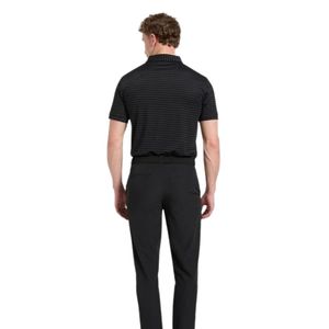 Polo noir pour homme à manches courtes avec col, logo personnalisé, fabricant OEM, vente en gros, vêtements de sport pour le golf et le tennis, qualité supérieure - Product Image 3