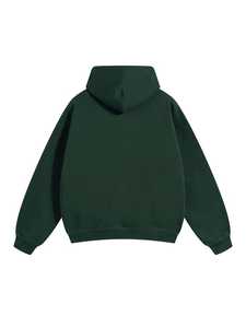 เสื้อฮู้ดผู้ชายสีเบอร์กันดี ทรงโอเวอร์ไซส์ ผ้าเฟรนช์เทอร์รี่ สวมใส่สบาย มีกระเป๋าหน้า เหมาะสำหรับใส่ในฤดูใบไม้ร่วง - Product Image 6