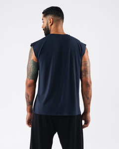 2026 Solid Color Breathable V-neck Men's Tank Top Knitted Polyester/Cotton Custom Gym <b>Vest</b> Bodybuilding <b>Stringer</b> High Street - Product Image 4