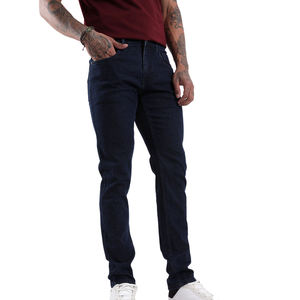 High Fashion Solid Men's Light Denim Pants Custom Made Straight Washed Breathable Winter Autumn <b>Hip</b> Hop Streetwear Casual - Product Image 5