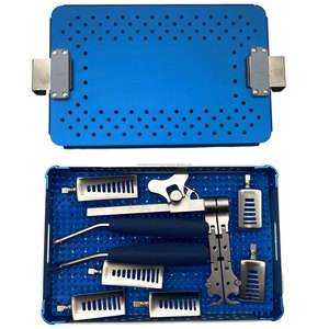 WORLD PRECISION SURGICAL Juego de Retractores Cervicales Manuales de Acero Inoxidable con Cuchillas Removibles y Separador de Doble Articulación para Cirugía de Columna Vertebral - Product Image 1