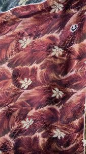 Tissu Jacquard en Soie et Viscose Pure avec Impression Numérique pour Vêtements Ethniques Féminins, Grammage Lourd 140 GSM, 44 Pouces, Tissé au Gujarat, Inde - Product Image 5
