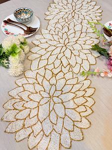 Designer Beaded Embroidered Placemats Handmade Luxury Dining <b>Table</b> Accessories for Wedding <b>Party</b> Event and Home <b>Decor</b> - Product Image 2