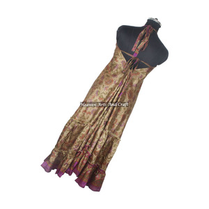 Exportador de Vestidos Largos de Seda Vintage para Mujer, Vestido Elegante sin Mangas para Dama, Vestido de Noche para Mujer, Vestido Largo Ibiza para Salir de Noche - Product Image 3