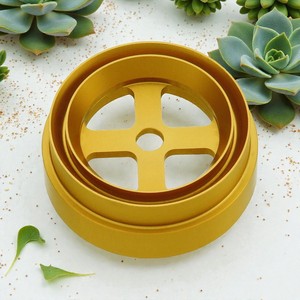 Marcadores de Areola Grossman 4 en 1 de 40, 44, 48 y 52 mm, Recubiertos en Oro, Ligeros, de Aluminio, Instrumentos para Cirugía Mamaria - Product Image 1