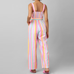 Combinaison Femme Sans Manches Couleur Unie Respirante au-dessus du Genou, Coupe Confortable, Taille Adulte, Idéale pour Tenue Décontractée – Meilleure Vente - Product Image 3