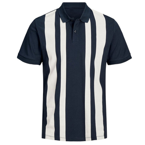 Casual Style Top Quality Polo Shirt For Men Good Price Men <b>Strip</b> Design Cotton Casual Daily Wear Polo Shirt For Men - Product Image 4