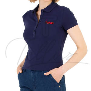 Vêtements décontractés à séchage rapide, polos pour femmes, prix de gros, polos sur mesure pour femmes - Product Image 4