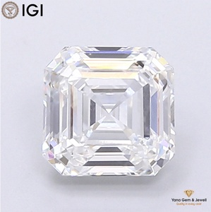 เพชรทรงแอสเชอร์เจียระไน 2.00 กะรัต สี E ความสะอาด VVS1 พร้อมใบรับรอง IGI เพชร CVD ที่เพาะเลี้ยงในห้องปฏิบัติการ สำหรับใช้เป็นจุดศูนย์กลางแหวน - Product Image 1