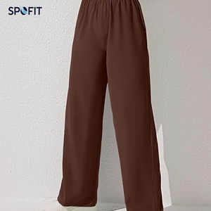 <span class=keywords><strong>Pantaloni</strong></span> da jogging casual da <span class=keywords><strong>donna</strong></span> <span class=keywords><strong>taglie</strong></span> forti per l'autunno, comodi, modellanti, a vita media, fronte piatto, tinta unita, anti-pilling - Product Image 3