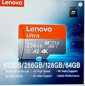 Tarjeta de Memoria Micro SD de Alta Velocidad Lenovo de 512 GB, Video 4K Full HD, Compatible con Teléfonos, Cámaras de Acción GoPro, 64 GB, 128 GB, 256 GB - Product Image 1