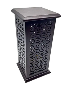 Quemador de Incienso Metálico Geométrico Moderno, Quemador de Oud Árabe de Lujo, Mabkhara, Decoración para el Hogar, Caja de Regalo, Porta Incienso de Carbón - Product Image 3
