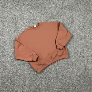 Sudaderas Extra Grandes para Mujer, Venta Caliente 2026, Ropa de Invierno, 100% Algodón, Felpa, Cuello Redondo, Sudadera Ecológica - Product Image 3