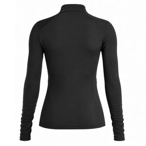 Camisa de Golf Negra de Manga Larga con Cierre Completo para Mujer, Chaqueta Deportiva de Alto Rendimiento, Ropa de Entrenamiento al Aire Libre, Ropa Deportiva Informal - Product Image 2