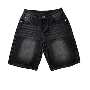 Pantalones Cortos de Mezclilla Transpirables Personalizados para Hombre, Diseño y Logotipo Personalizados de Alta Calidad, Diseño de Moda al por Mayor, Ropa de Verano para Hombre - Product Image 1