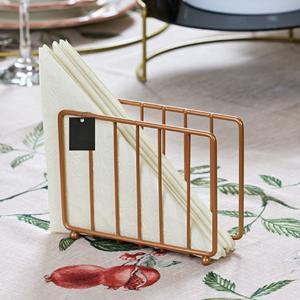 Porte-serviettes décoratif en métal doré pour comptoir, organisateur de mouchoirs de table pour salle à manger, cuisine, restaurant, hôtel - Fournisseur en gros - Product Image 6