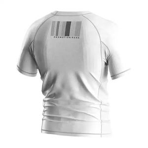Custom Short Sleeve BJJ Rash Guard Men Jiu Jitsu Compression Shirt MMA <b>Grappling</b> Training Top Breathable Martial Arts Rashguard - Product Image 2