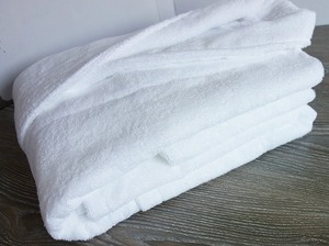 Peignoir en coton doux pour hommes et femmes, très absorbant, en tissu éponge, idéal pour la douche, la salle de bain, le spa, l'hôtel, la station balnéaire - Product Image 2