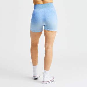 กางเกงขาสั้นออกกำลังกายเอวสูงสำหรับผู้หญิง กางเกงวิ่งรัดรูป กางเกงโยคะ กางเกงปั่นจักรยาน ชุดออกกำลังกายสำหรับผู้หญิง บริการ OEM - Product Image 3