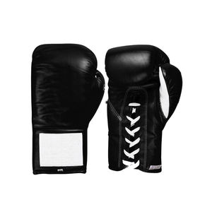 ถุงมือชกมวยหนังแท้แบบผูกเชือกสั่งทำขายส่ง คุณภาพสูง - Product Image 1