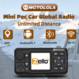 <span class=keywords><strong>Radio</strong></span> para Auto 4G Android Zello PoC con WiFi, Bluetooth, GPS, Cobertura Global de 5000 Kilómetros, Incluye Micrófono de Mano - Product Image 1