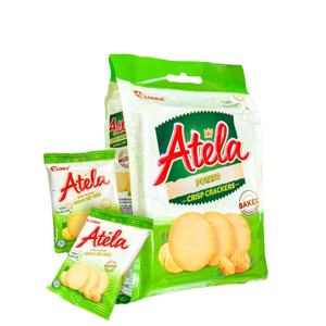 Crisp Treat Atela Potato Crispy Crackers 228G Bolsa de sabor dulce Salado - Product Image 1